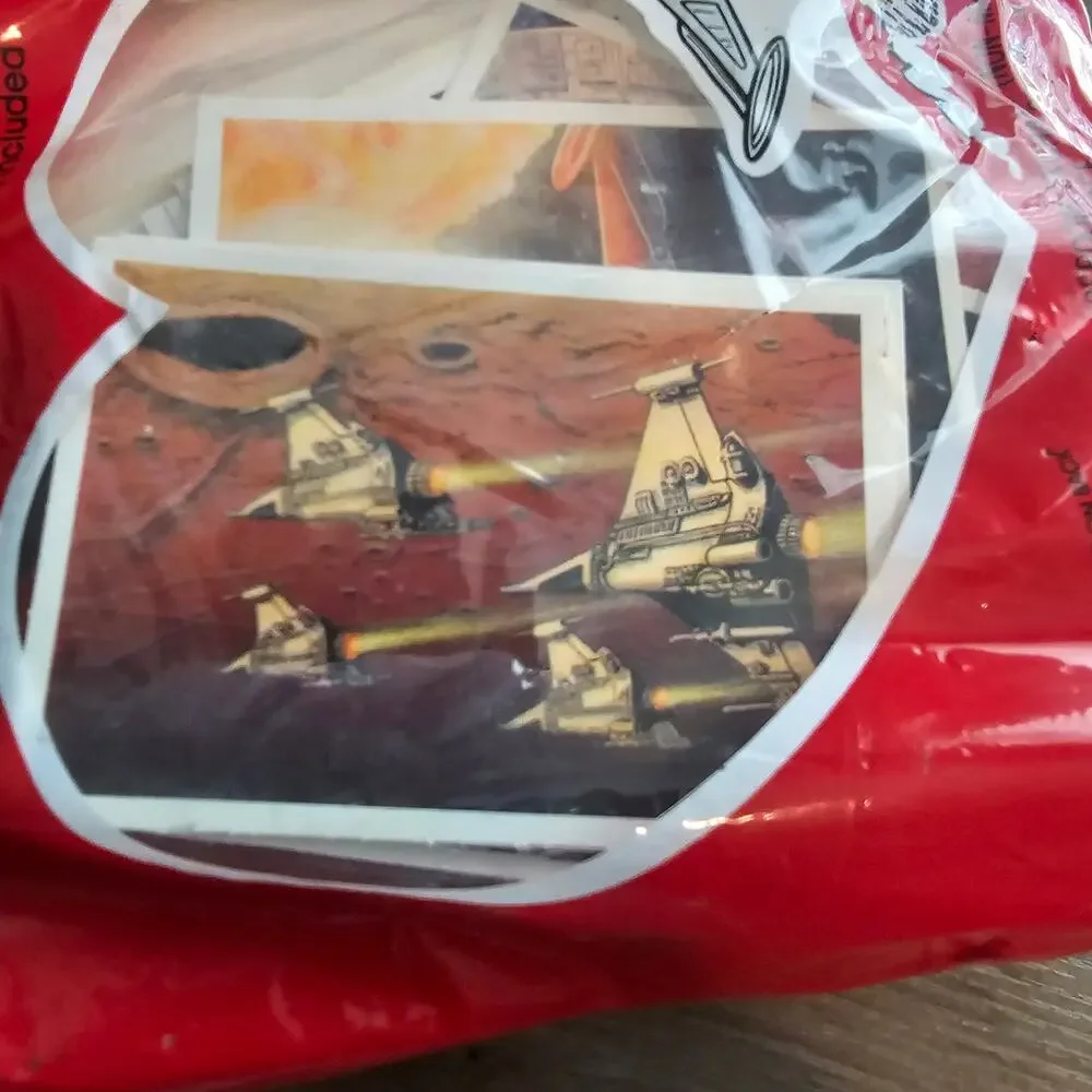 Vintage Hallmark Space Adventure Valentines Astronaut Rocket Ship Space Ephemera